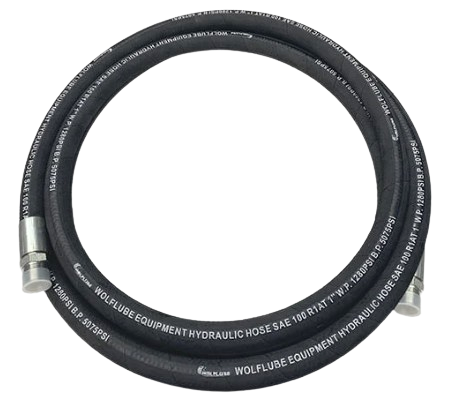 Wolflube Hose Connection Hydraulic R1 – For Oil – 1280 PSI W.P – 1” – 15′ – M1″ x F1″