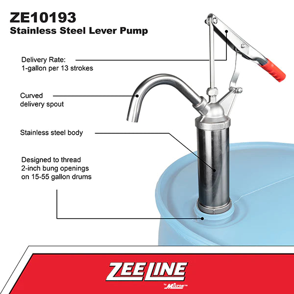 Zeeline ZE10193 - SS Lever Pump