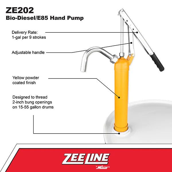 Zeeline ZE202 - Bio-Diesel/E85 Hand Pump (1 Gallon Per 9 Strokes)