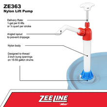 Load image into Gallery viewer, Zeeline ZE363 - Nylon Lift Pump