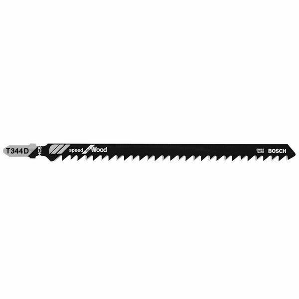 Bosch 6", 6TPI, HCS T-SHANK JIGSAW BLADE (5 PK) T344D