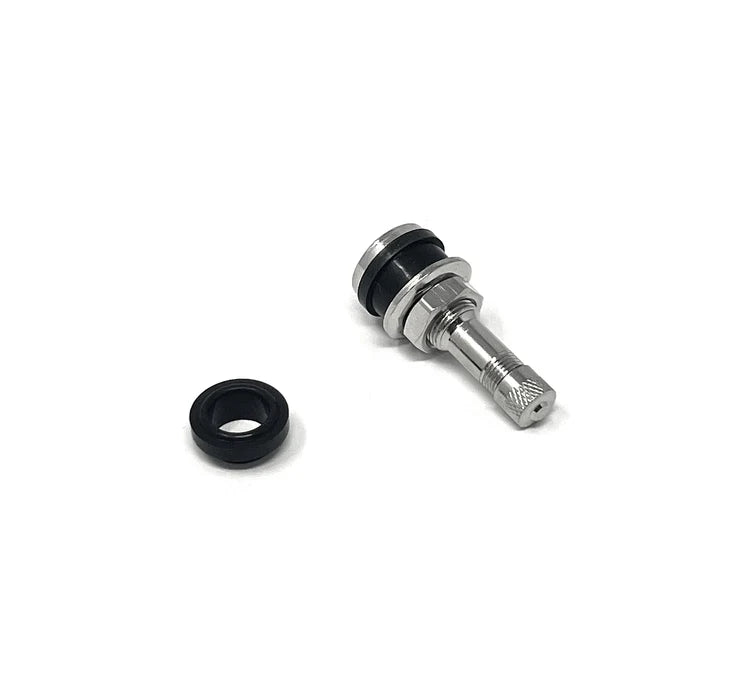 MT-RSR Nickel Plated Straight Tire Valve 1.44” 50PK TR416-50