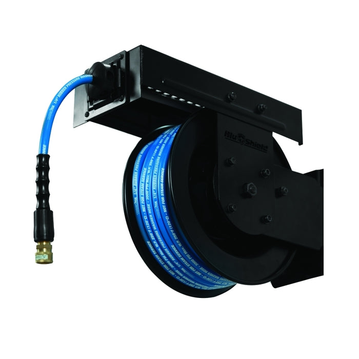 BluBird Blu Shield Pressure washer small wide reel 1/4" X 50' + 15' Inlet Hose. TTPWRHB1450