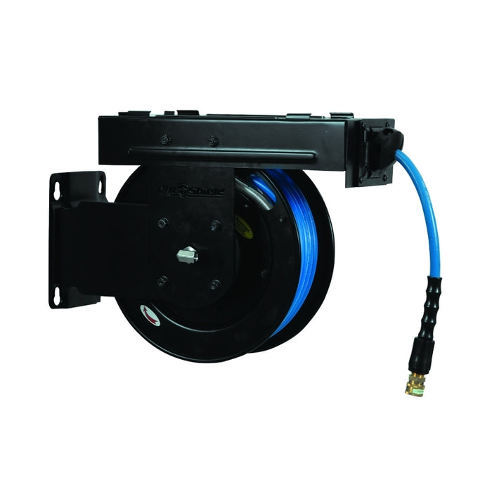 BluBird Blu Shield Pressure washer small wide reel 1/4" X 50' + 15' Inlet Hose. TTPWRHB1450