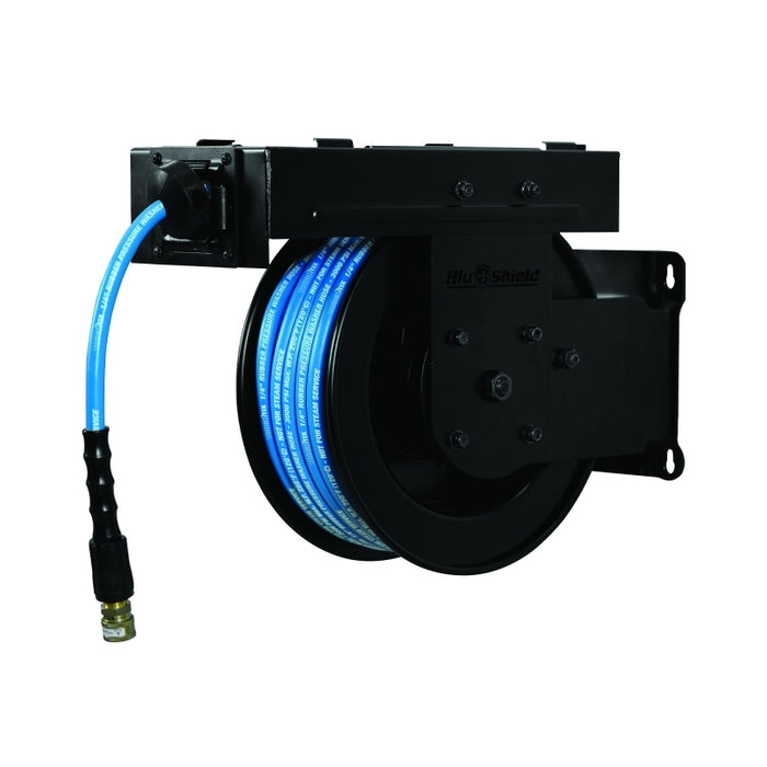 BluBird Blu Shield Pressure washer small wide reel 1/4" X 50' + 15' Inlet Hose. TTPWRHB1450