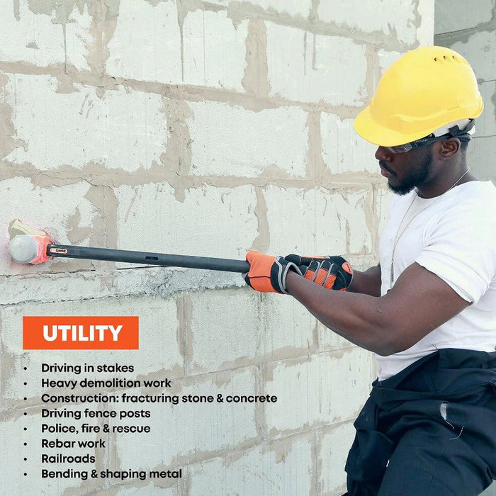 Groz 36" Indestructible Handle Sledgehammer, 8 lb. 34517