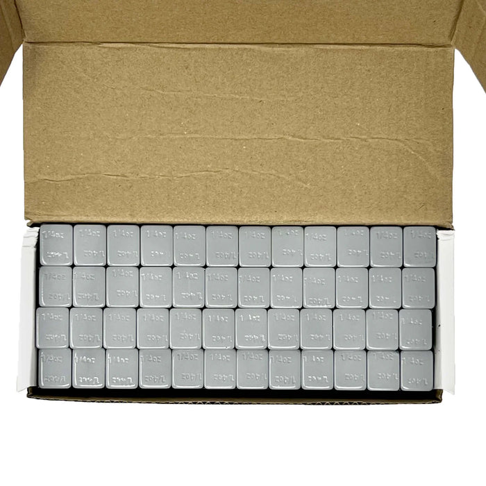 MT-RSR Adhesive Wheel Weight - 1/4oz, Gray, Low Profile - 624 pc WW-FE-2552-GRY