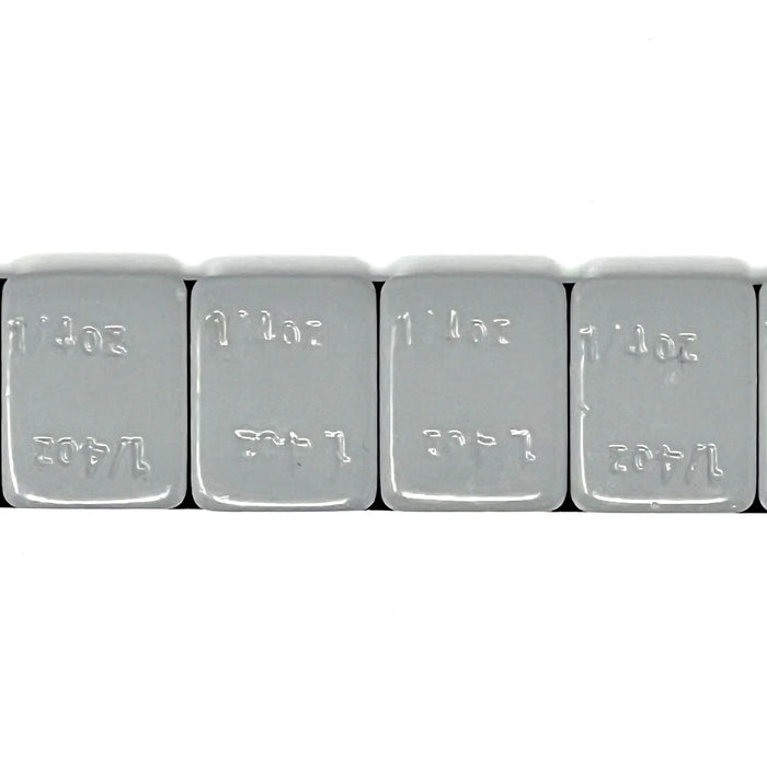 MT-RSR Adhesive Wheel Weight - 1/4oz, Gray, Low Profile - 624 pc WW-FE-2552-GRY