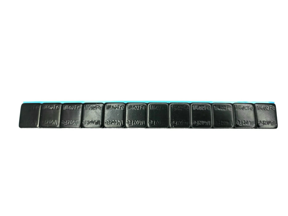 MT-RSR Adhesive Wheel Weight - 1/4oz, Black, Low Profile - 624 pc WW-FE-2552-BLK