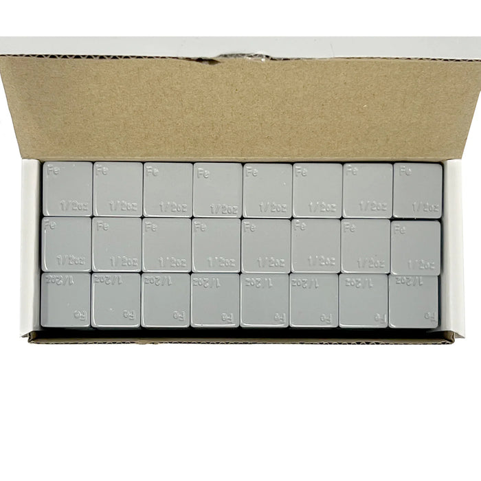 MT-RSR Adhesive Wheel Weight - 1/2oz, Gray, Low Profile - 280 pc WW-FE-5035-GRY