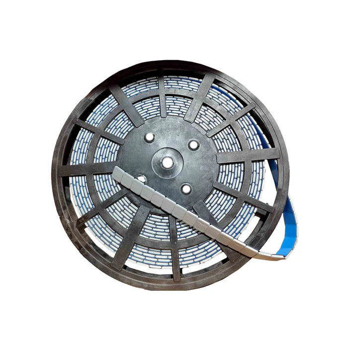 MT-RSR 1/4 oz Gray Steel Adhesive Wheel Weight - Roll of 640 WW-ROLL-25640-GRY