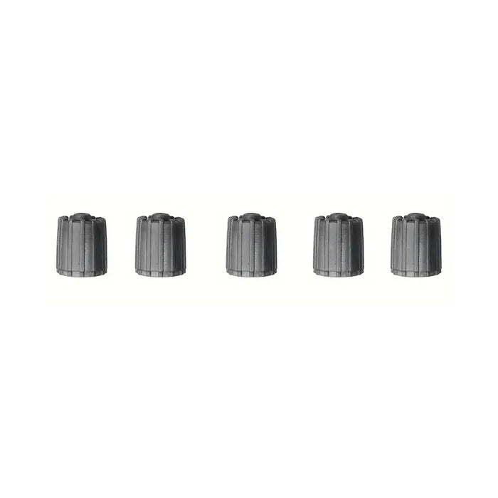 MT-RSR Gray Plastic TPMS Valve Cap with Red Silicone Seal Pack of 100 X17492T1