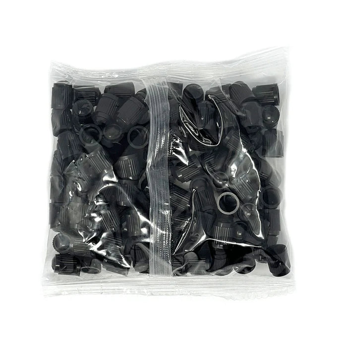 MT-RSR Black Plastic Valve Caps without O-ring 500/box X17492-500