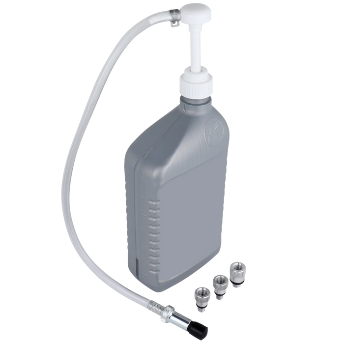 Zeeline ZE1022 – Hand Pump For Quart Bottles With Marine Thread Adapter (28mm Neck).