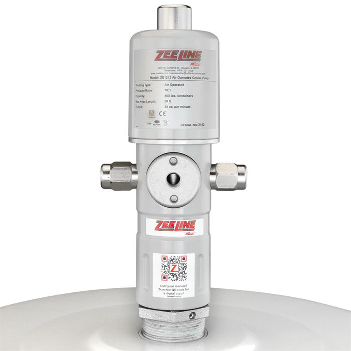 Zeeline ZE1212 – 70:1 Grease Pump For 400 Lbs. Kegs