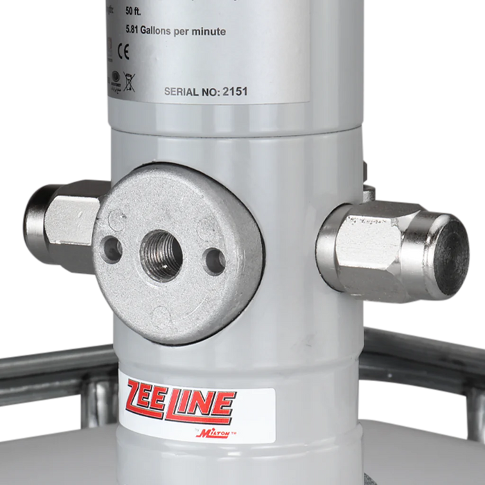 Zeeline ZE1220KC – 45:1 Grease Pump For 120 Lbs. Kegs Package W/Cart