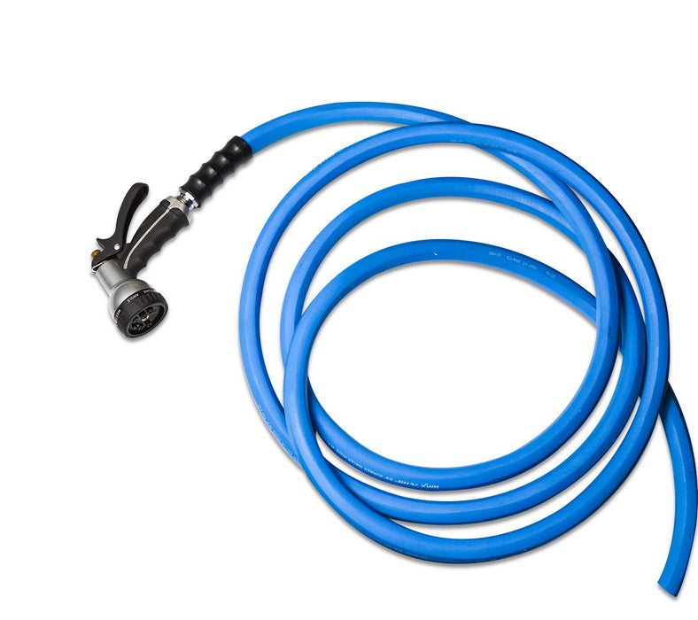 BluBird AG-Lite 100% Premium Rubber Water Lead In Hose, 3/4" X 15', 3/4" Male and Female GHT Fittings. 500 PSI Burst Rating. Includes Extra Washer and Bend Restrictor. 2 Pack AL3415-2pk