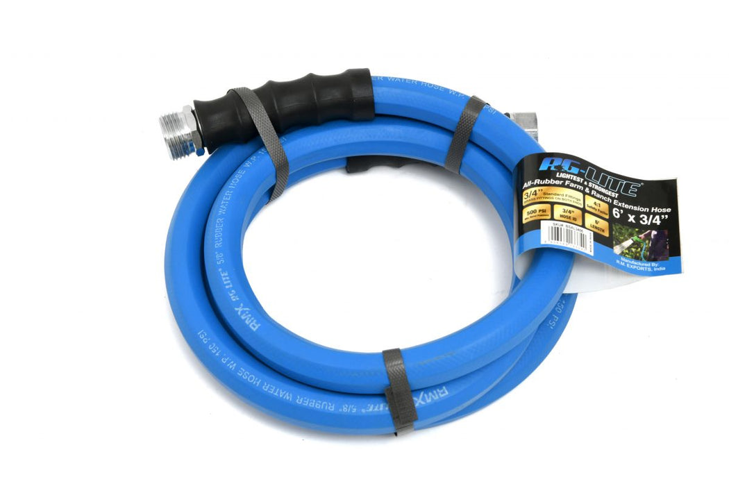 BluBird AG-Lite Rubber Water Hose Assembly 5/8" x 10' AL5810
