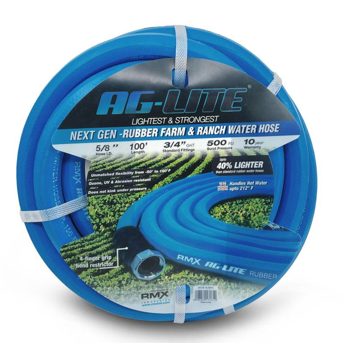 BluBird AG-Lite Rubber Water Hose Assembly 5/8" x 100' AL58100