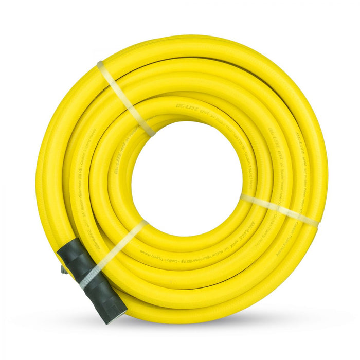 BluBird Ag-Lite HiViZ Rubber Water Hose 3/4" X 100'-Yellow ALHV34100