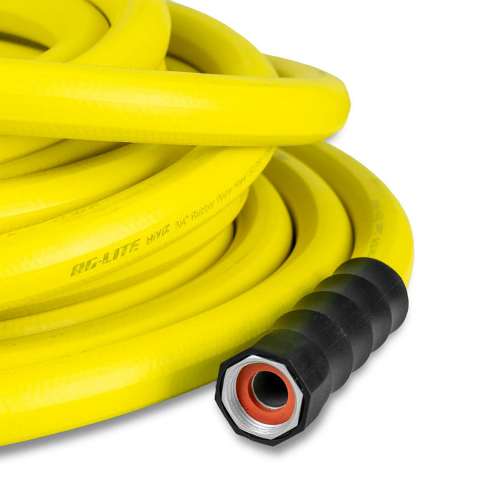 BluBird Ag-Lite HiViZ Rubber Water Hose 3/4" X 100'-Yellow ALHV34100