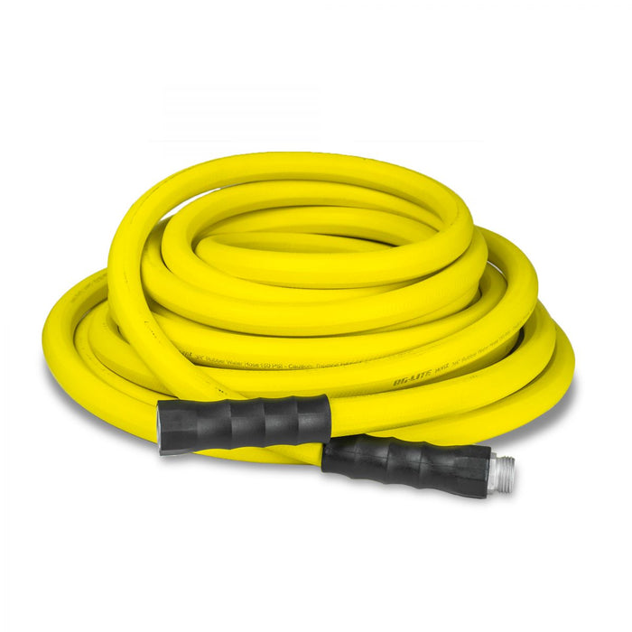 BluBird Ag-Lite HiViZ Rubber Water Hose 3/4" X 100'-Yellow ALHV34100
