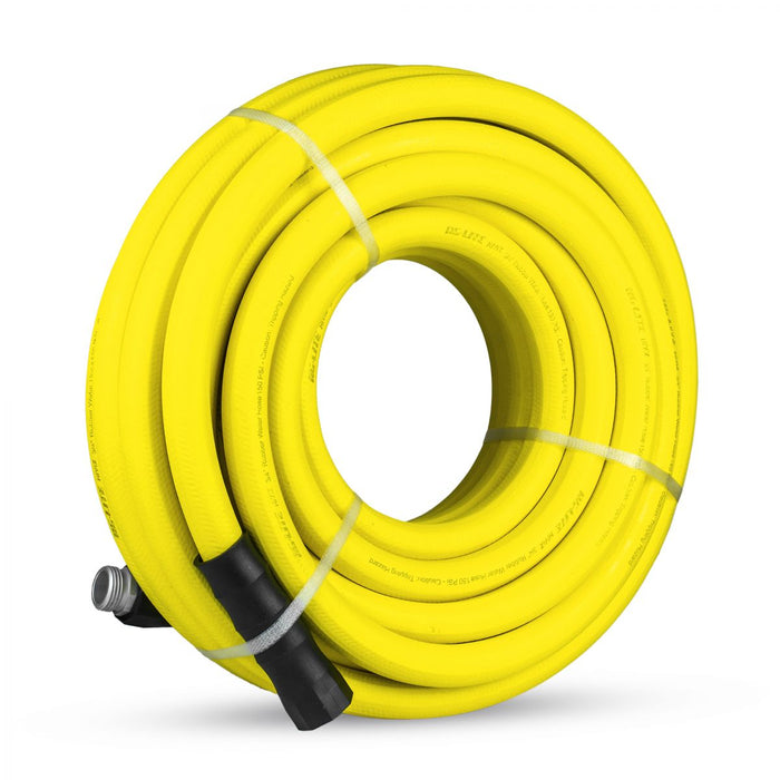 BluBird Ag-Lite HiViZ Rubber Water Hose 3/4" X 50'-Yellow ALHV3450