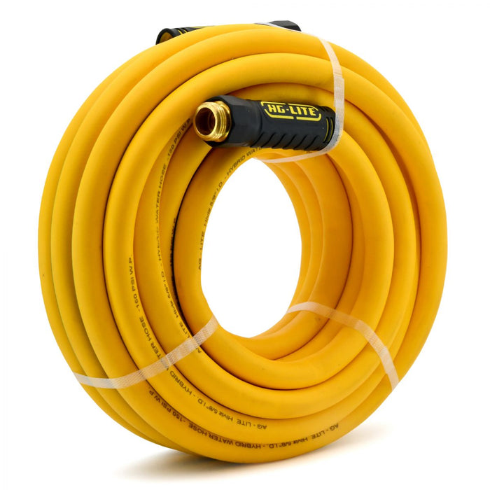 BluBird Ag-Lite High-Viz Hybrid Water Hose 3/4" x 50' - Yellow ALHYW3450-HV