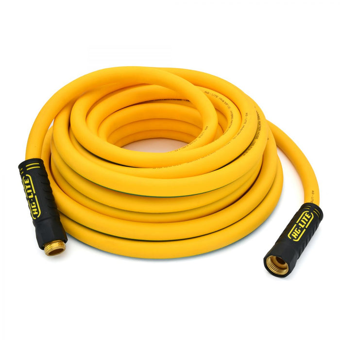 BluBird Ag-Lite High-Viz Hybrid Water Hose 5/8" x 50' - Yellow ALHYW5850-HV
