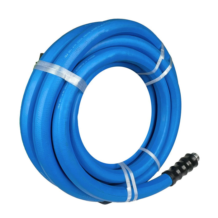 BluBird AG-Lite 100% Premium Rubber Water Lead In Hose, 1" X 15', 3/4" Male and Female GHT Fittings. 500 PSI Burst Rating. Includes Extra Washer and Bend Restrictor. 2 Pack ALONE15-2pk