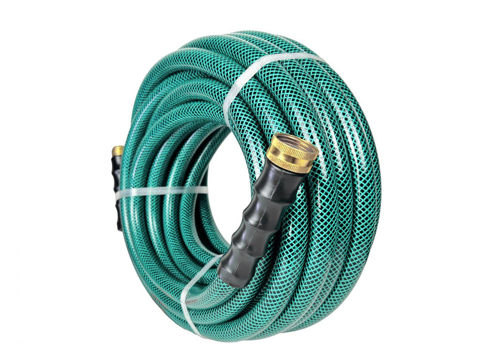 BluBird Avagard PVC Water Hose Assembly 3/4" X 15', 3/4" Male and Female GHT Fittings. 500 PSI Burst Rating. Includes Extra Washer and Bend Restrictor. 2 Pack AVGPV3415-2pk