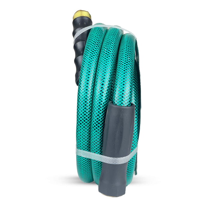 BluBird Avagard PVC Water Hose Assembly 5/8" X 15', 3/4" Male and Female GHT Fittings. 500 PSI Burst Rating. Includes Extra Washer and Bend Restrictor. 2 Pack AVGPV5815-2pk
