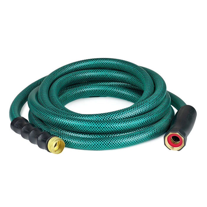 BluBird Avagard PVC Water Hose Assembly 5/8" X 15', 3/4" Male and Female GHT Fittings. 500 PSI Burst Rating. Includes Extra Washer and Bend Restrictor. 2 Pack AVGPV5815-2pk