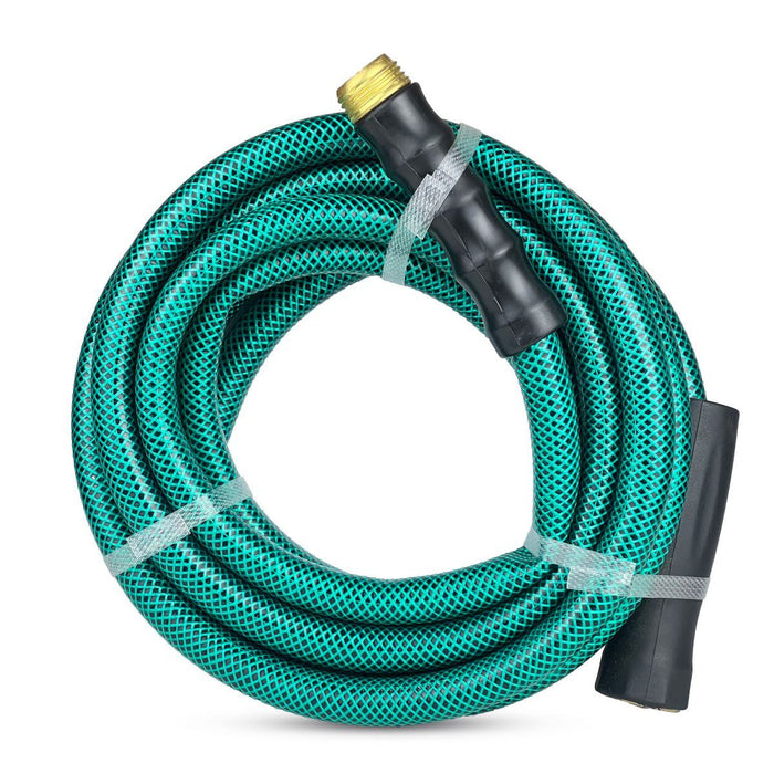 BluBird Avagard PVC Water Hose Assembly 5/8" X 15', 3/4" Male and Female GHT Fittings. 500 PSI Burst Rating. Includes Extra Washer and Bend Restrictor. 2 Pack AVGPV5815-2pk