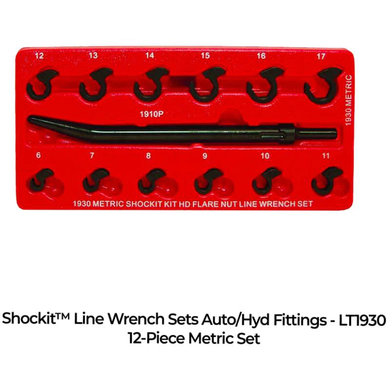 LTI LT1920 Shockit™ Line Wrench Socket Sets - Automotive/Hydraulic Lin