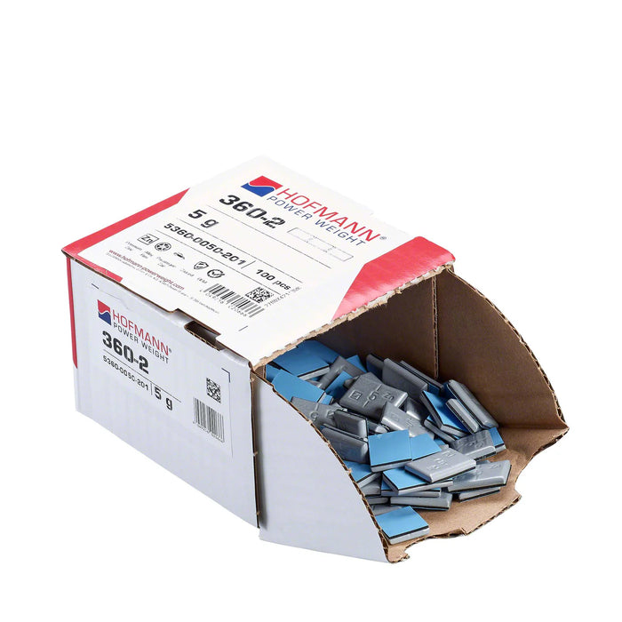 MT-RSR Adhesive Wheel Weight - HPW Type 360 - 5g - Box of 100 WW-WG-360-05