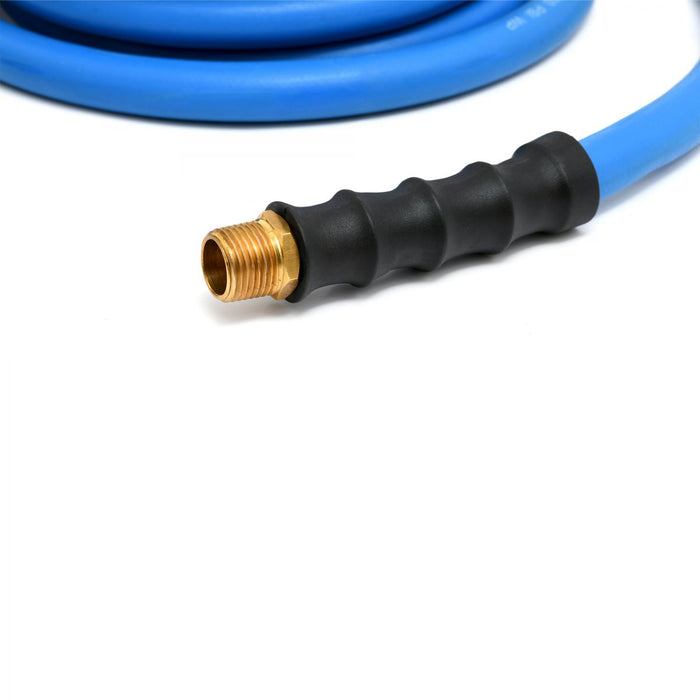 BluBird Rubber Air Hose Assembly 1/2" X 15'- 1/2" Male-NPT, 300 PSI, EPDM, 2 Pack BB1215-2pk