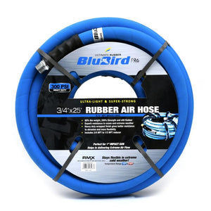BluBird Pro Rubber Air Hose Assembly 3/4" x 25' BBPRO3425