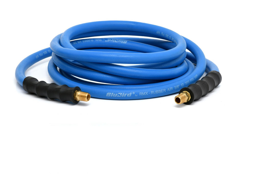 BluBird Rubber Air Hose Assembly 3/8" x 25' BB3825-1
