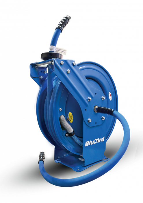 BluBird Rubber Air Hose Reel Dual Arm Assembly 3/4" x 50' BBRDA3450