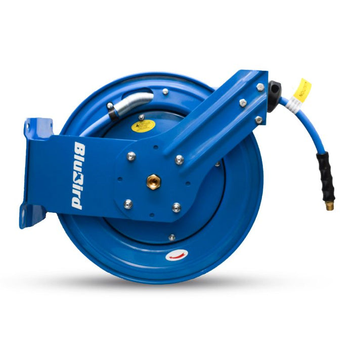 BluBird Rubber Air Hose Reel Dual Arm Assembly 1/2" x 100' BBRDA12100