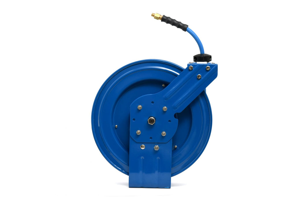 BluBird Rubber Air Hose Reel Heavy Duty Single Arm Assembly 3/8" x 75' BBRHD3875