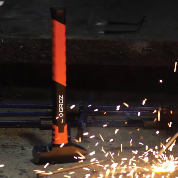 Groz 14" Blacksmith Hammer with Fiberglass Handle, 4 lb. 36563