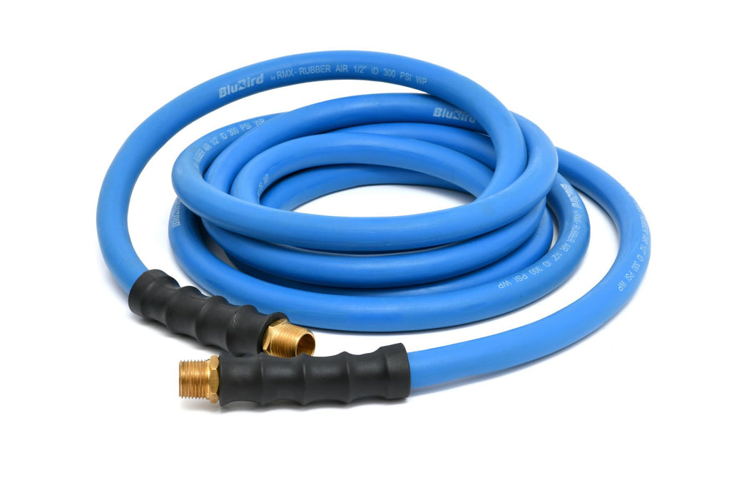 BluBird Rubber Air Hose Assembly 1/2" x 15' BB1215