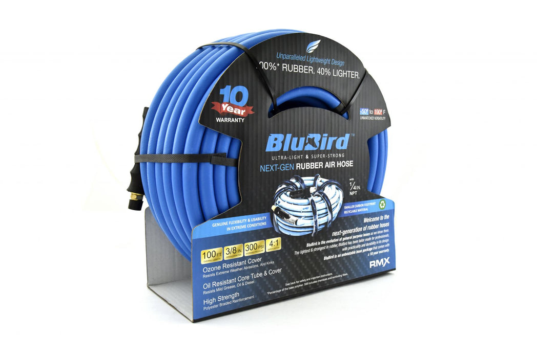 BluBird Rubber Air Hose Bulk 3/8" x 300' BB38300