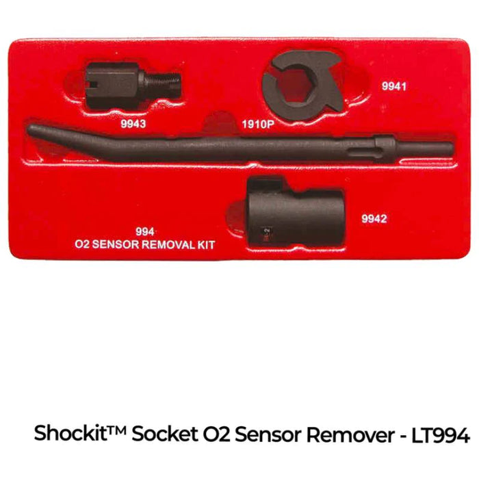 LTI LT994 Shockit™ Socket O2 Sensor Frozen/Obstructed Removal Kit Air Hammer Powered 4-Piece – LT994