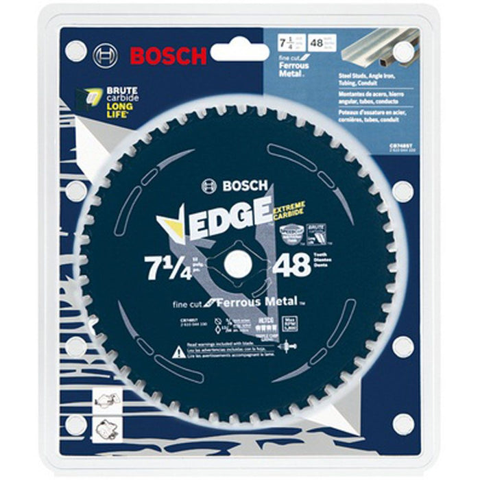 Bosch 7-1/4" 48T, ATB, 0O HOOK ANGLE, METAL CUTTING CB748ST