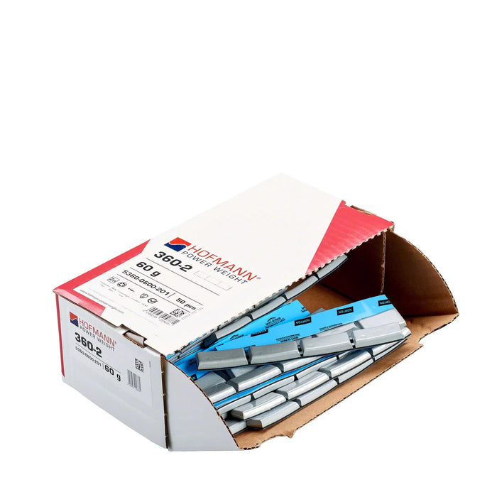 MT-RSR Adhesive Wheel Weight - HPW Type 360 - 60g - Box of 50 WW-WG-360-60