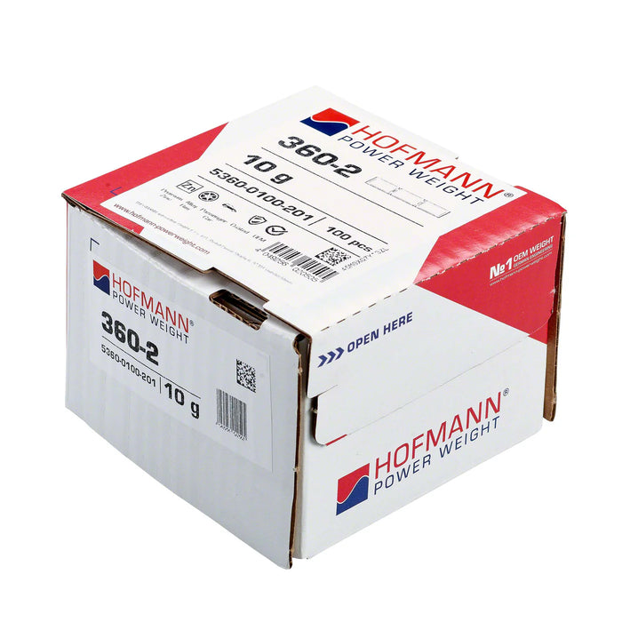MT-RSR Adhesive Wheel Weight - HPW Type 360 - 10g - Box of 100 WW-WG-360-10