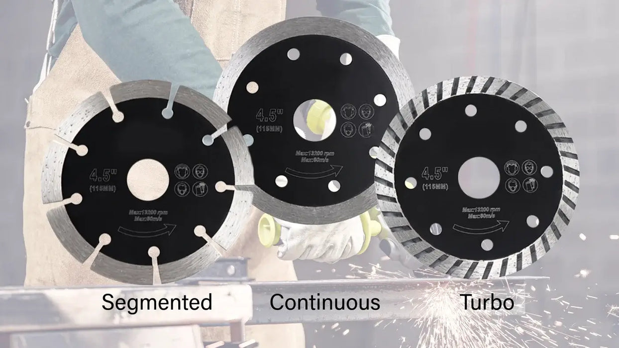 Bosch 4" PREMIUM DIAMOND BLADE CONTINUOUS (SPECIALIZED TURBO) RIM  7/8", 22MM, & 5/8" ARBORS DBC0402
